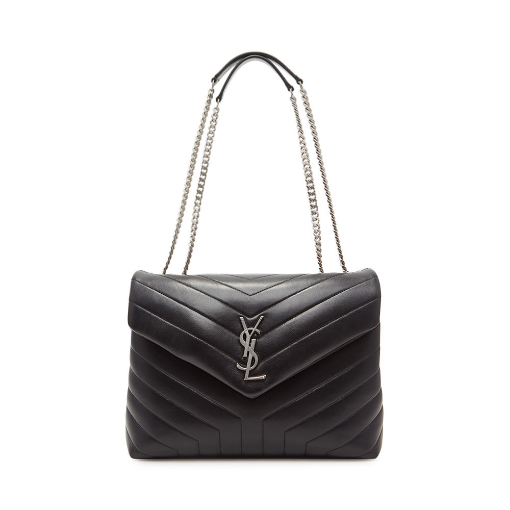 / ysl /圣罗兰loulou黑色饰单肩包 魅力惠海外折扣直营女士包袋