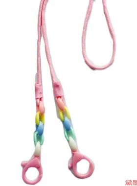 创意韩版配饰麻绳挂绳耳机挂脖项链女士防丢绳麻花口罩链新款