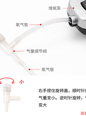 气阀增氧配件调气养殖管节流阀氧气管气泵管空气开关可调节水产
