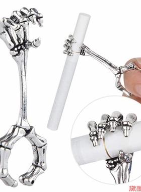 抽烟夹烟指环男女烟托支架戒指吸烟宋佳同款创意个性潮手指夹师