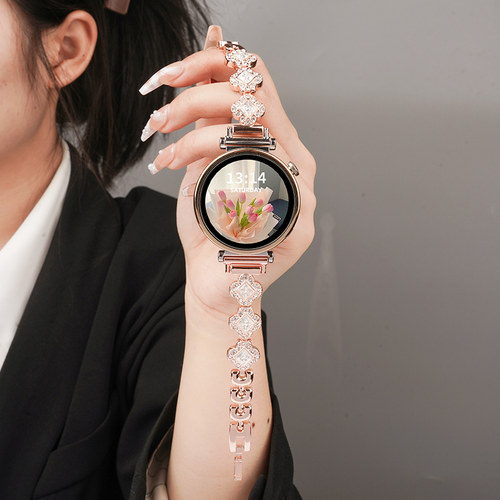 适用华为GT6手表gt5表带watchgt5pro腕表gt4施华洛watch4智能gt3运动GT Runner2男女pro时尚buds链配件腕带 - 图0