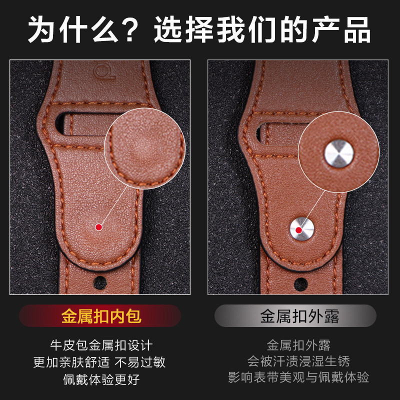 华为gt3 /gt2 pro新款真皮链手表 玩物尚智智能设备智能手表手环表带/腕带