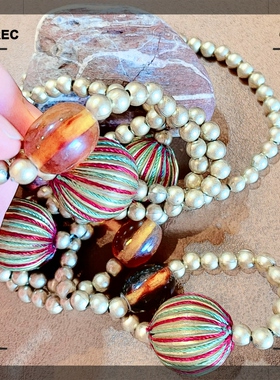 国内现货印度特色亚克力糖果色夸张手工穿制项链不包邮贝叶工坊