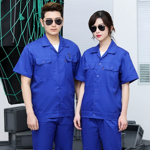 Хлопковый тонкий износостойкий комбинезон, короткий рукав, защита от ожогов, делается под заказ