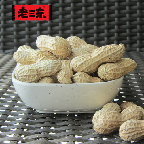 新货生产老三东铁锅花生330gx3袋吊炉奶香带壳山东大花生零食包邮 - 图3