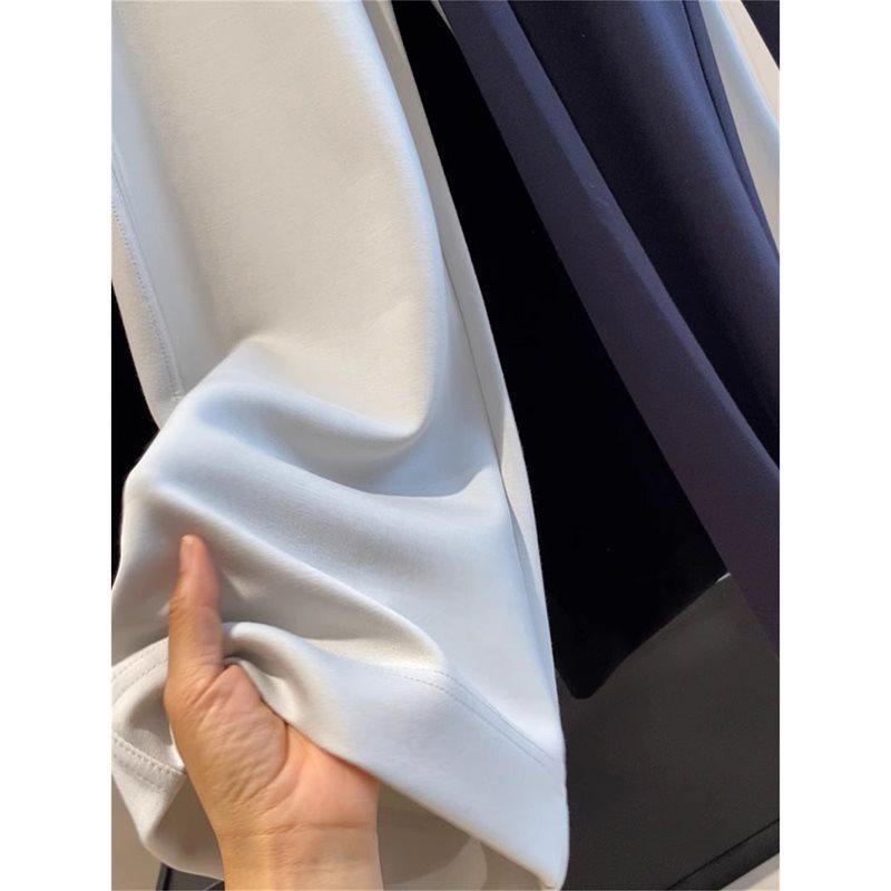 云朵空气层！抗皱水洗不变形垂感显瘦百搭高腰直筒卫裤休闲裤女春,淘宝优惠券,粉丝福利购,淘宝优惠卷