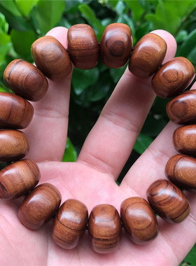 越南紫檀柳算盘珠类海南黄花梨佛珠手串男女款礼品手链文玩沉水级