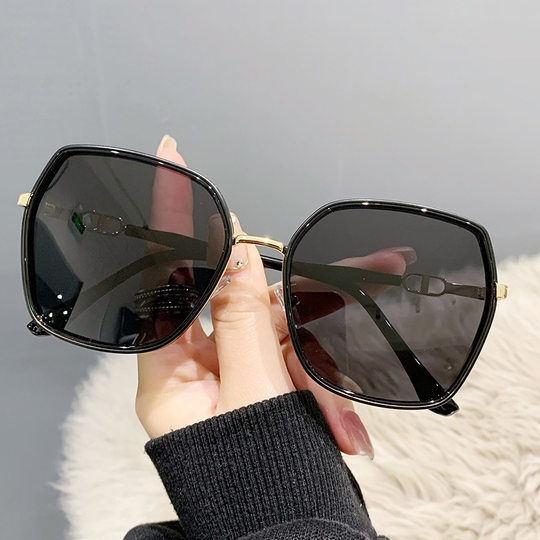 New Korean version of retro sunglasses for women with big faces, thin New Korean version of retro sunglasses for women with big faces, thin