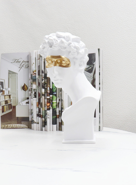 创意小卫眼罩头像金箔面具