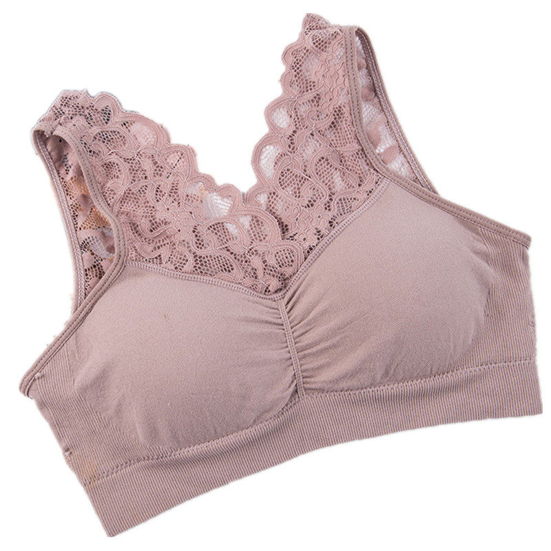 。枫之欣蕾丝美背裹胸无缝内衣女士 雯香姿抹胸