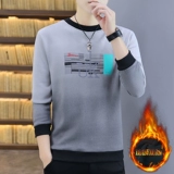 Мужской утепленный зимний свитер, трикотажное трендовое термобелье, бархатный лебедь