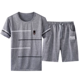 Комплект, мужская футболка, спортивный костюм, короткий рукав