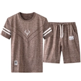 Комплект, мужская футболка, спортивный костюм, короткий рукав