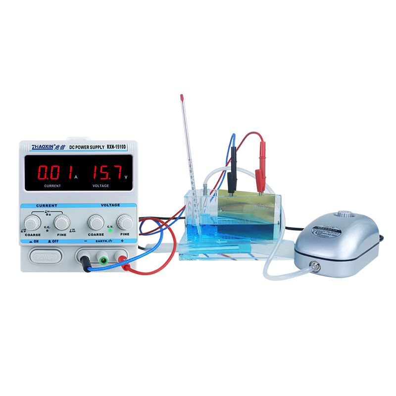 电镀实验室电源设备 赫尔槽 哈氏槽 哈林槽试片 加热棒打气泵套装 - 图3