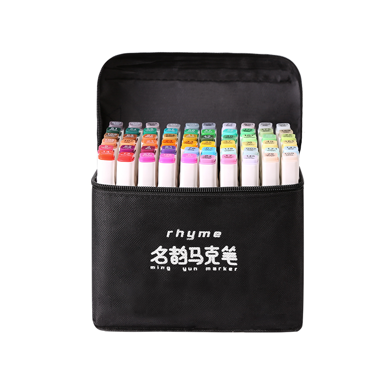 名韵办公用品旗舰店名韵马克笔套装touch正品手绘动漫学生油性双头彩色笔绘画套装60/80/262色马克笔全套1000色手抄报专用笔0