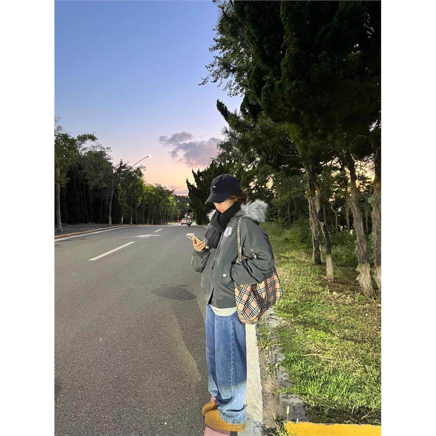 2025冬季新款大毛领连帽派克棉服女美式宽松保暖加厚棉袄棉衣外套,淘宝优惠券,粉丝福利购,淘宝优惠卷