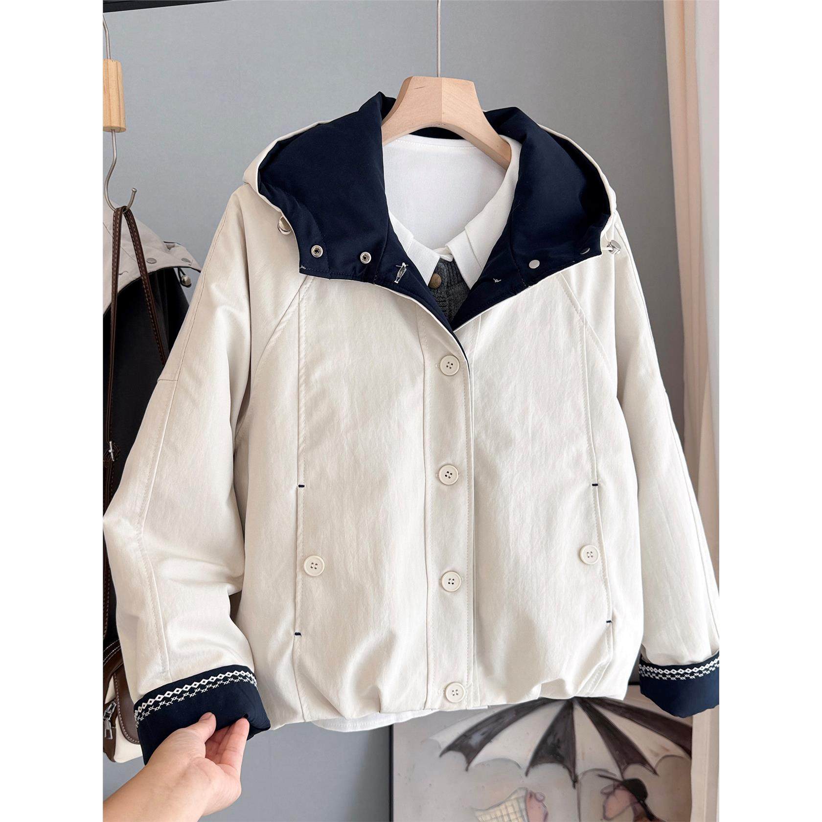 连帽短款棉衣棉服女秋冬新款韩版宽松显瘦上衣休闲刺绣加棉外套潮,淘宝优惠券,粉丝福利购,淘宝优惠卷