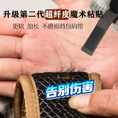 户外肩带挂包手机包登山包扩展包超轻便携卡片零钱附袋背包配件 - 图1