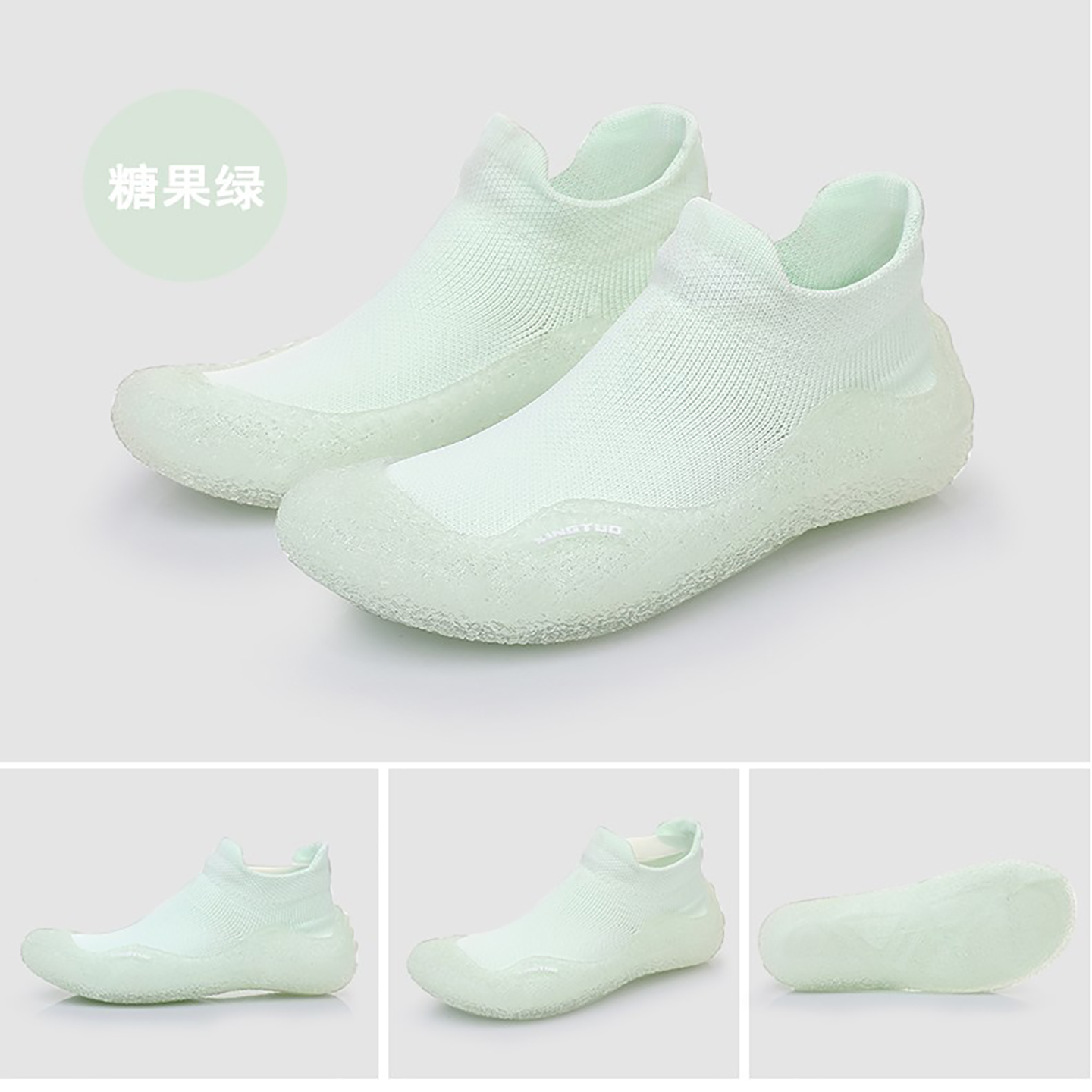 亲子男女成人防滑软底防割浮潜漂流溯溪儿童涉水鞋运动游泳沙滩鞋 - 图2