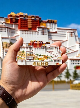 布达拉宫西藏文创磁吸冰箱贴