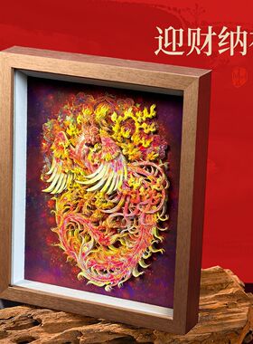 凤凰非遗办公室摆件开业礼物乔迁礼品礼盒套装高端纪念品可定制
