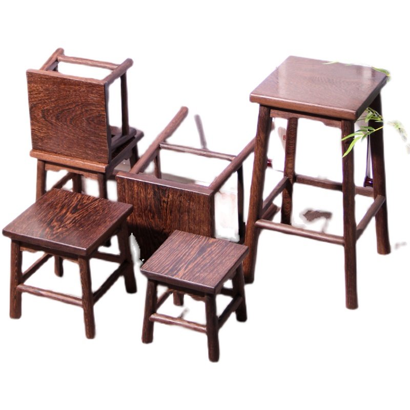 鸡翅木凳子小方凳餐厅家用中式红木复古小木凳餐凳矮凳实木凳板凳,淘宝优惠券,粉丝福利购,淘宝优惠卷