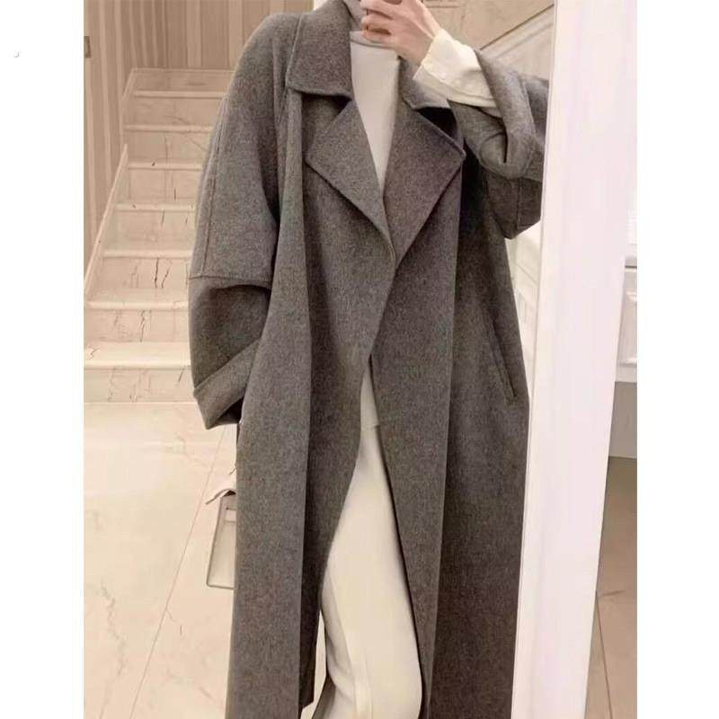 红色过年女装双面羊绒呢子大衣秋冬季2025新款小个子羊毛呢外套女,淘宝优惠券,粉丝福利购,淘宝优惠卷