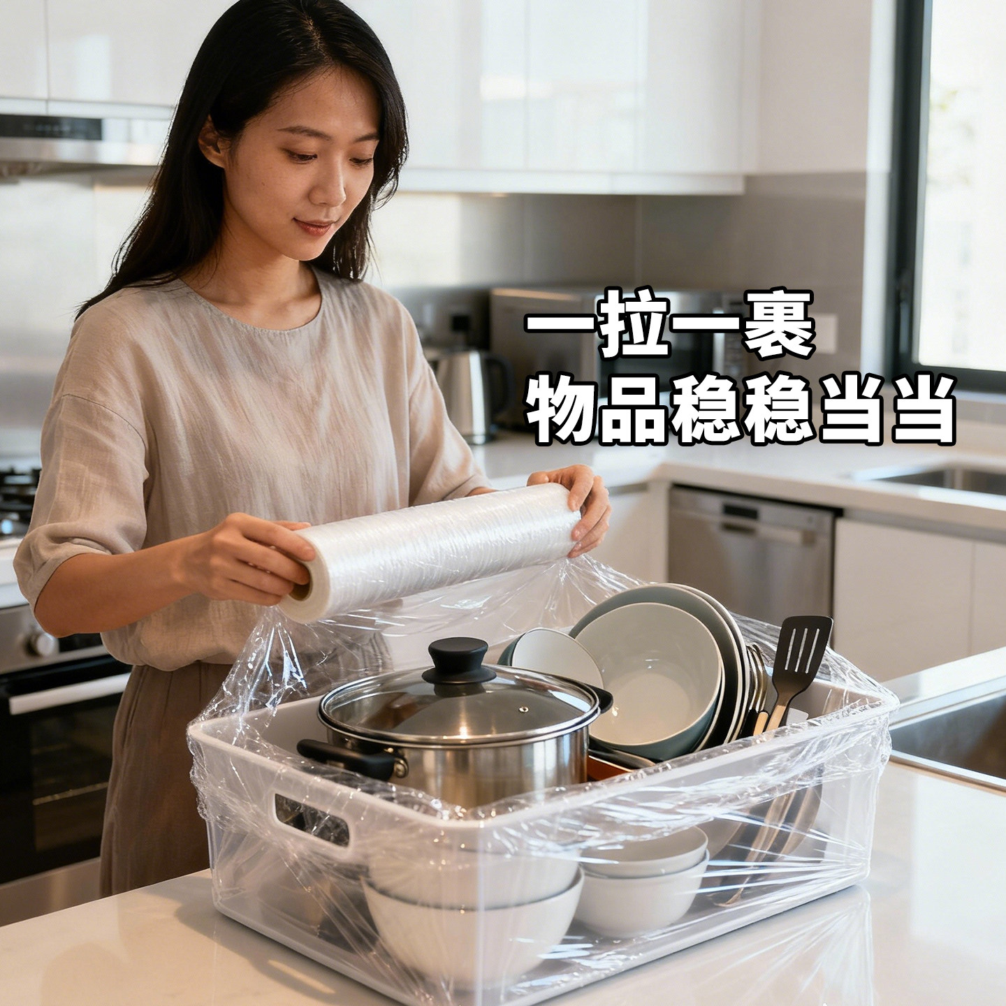 搬家打包缠绕膜神器pe膜塑料薄膜商用快递包装膜学生宿舍保鲜膜,淘宝优惠券,粉丝福利购,淘宝优惠卷