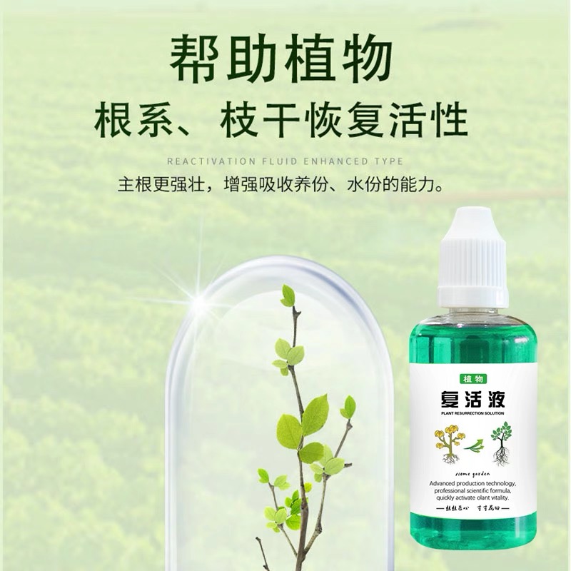 植物复活液通用型盆栽专用针对光杆发财树发黄掉叶生长快速增长剂 - 图1