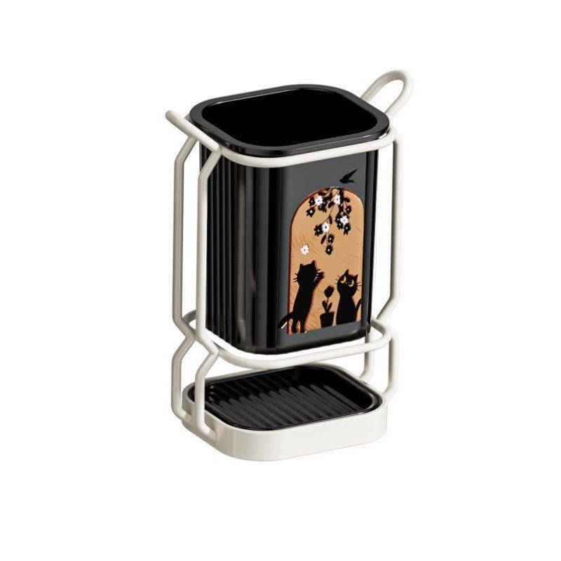 中古风刀架筷子笼置物架多功能2025厨房新款一体收纳架菜刀放置座,淘宝优惠券,粉丝福利购,淘宝优惠卷