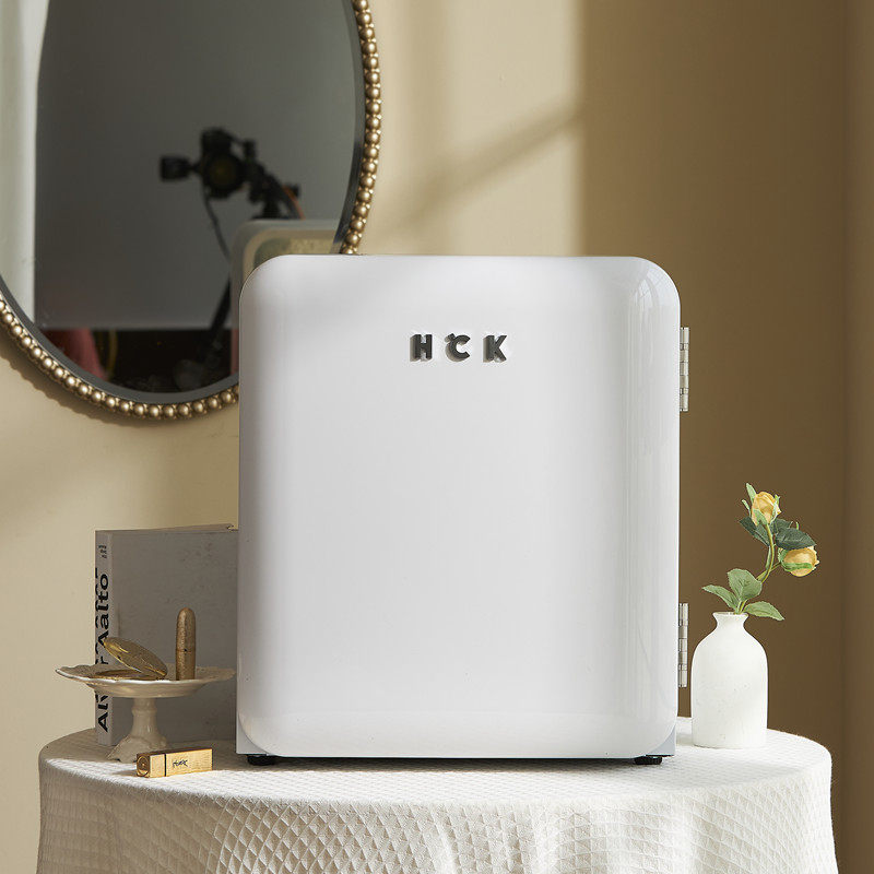HCK哈士奇化妆品专用冰箱复古小型迷你护肤品面膜美容美妆香水,淘宝优惠券,粉丝福利购,淘宝优惠卷