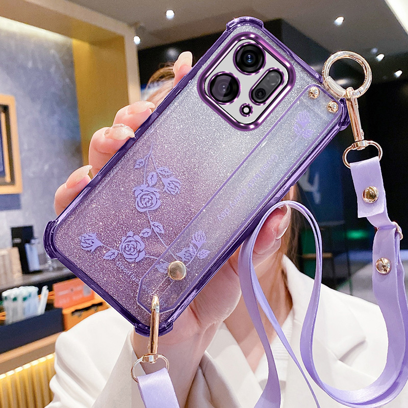 艾欧芭适用oppofindx9手机壳findx9pro保护套PLJ110镜头膜全包PLG防摔find软壳女pro腕带ppo斜挎可背挂绳新款 - 图0