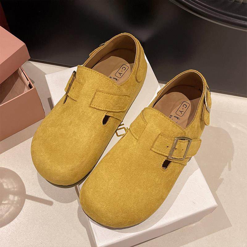 春秋全包勃肯鞋女2026新款软底豆豆单鞋一脚蹬懒人博肯鞋子0121z,淘宝优惠券,粉丝福利购,淘宝优惠卷