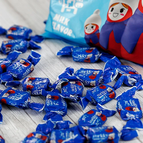 KDV Russia Импортировал молочный сахар Специальный толстый гроб, свадебная сумка для конфет с сахарной закуской 500 г