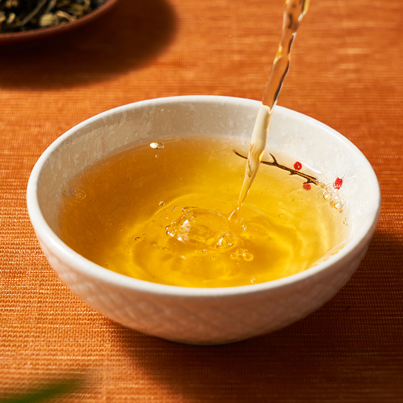 广禧茉莉翡翠绿茶500g茉莉花水果茶奶茶店茶底专用原材料茉香茶叶 - 图0