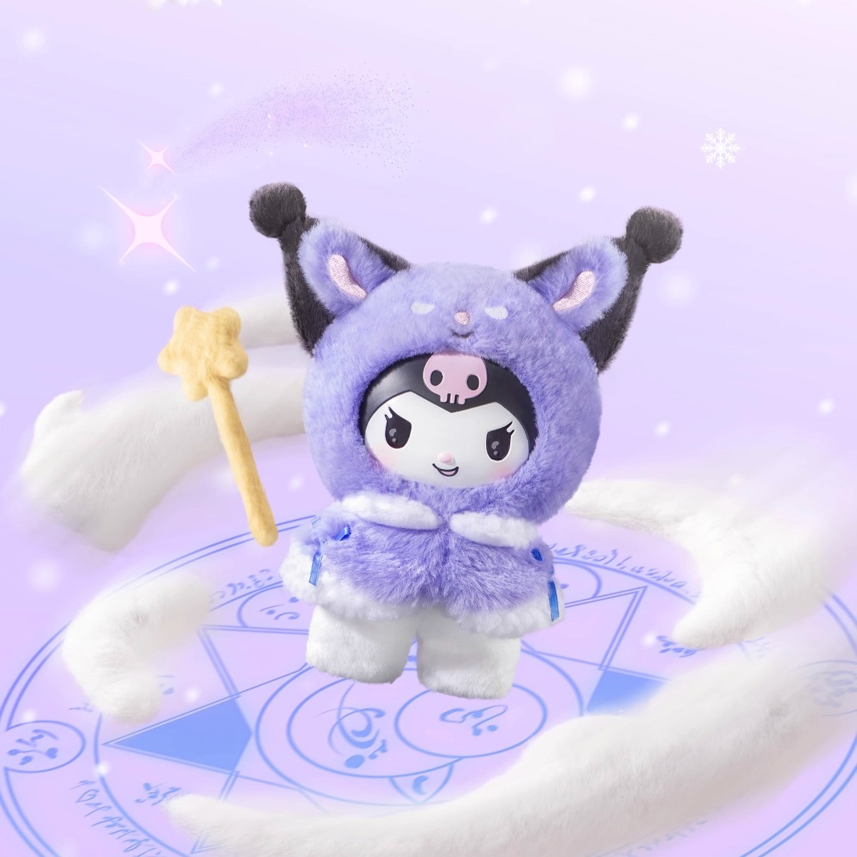 MINISO名创优品三丽鸥小斗篷系列搪胶毛绒盲盒潮玩挂件女生礼物 - 图3