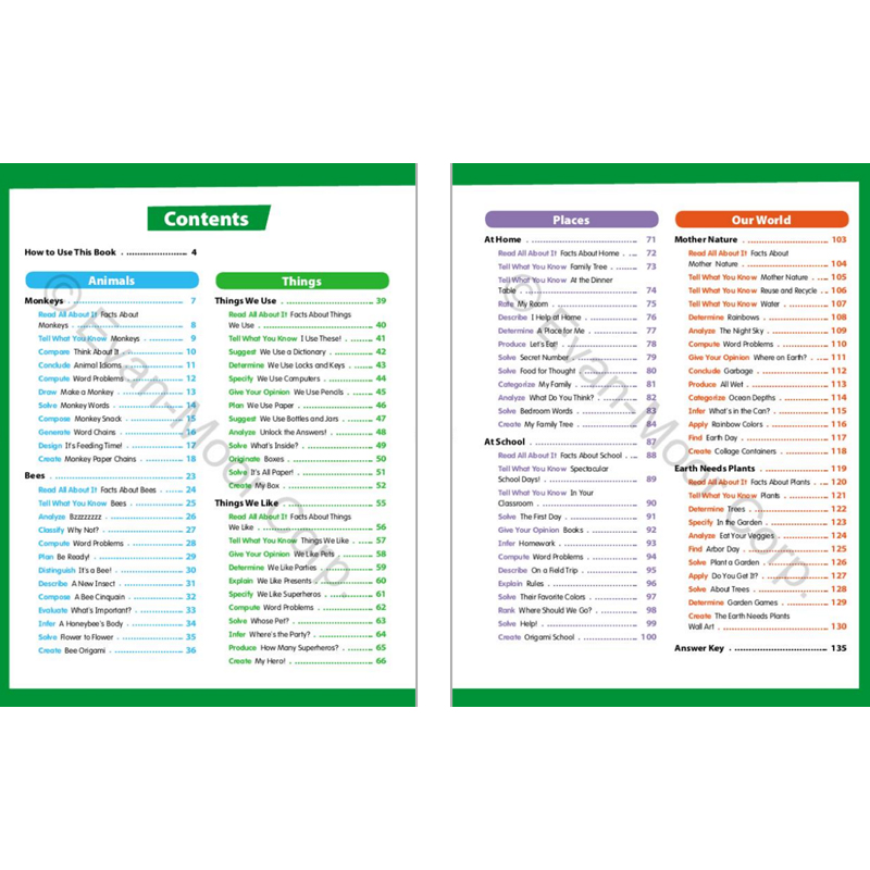 Grade 3 Skill Sharpeners Reading Spell Write Science Critical Thinking技能铅笔刀Evan Moor 三年级 EvanMoor SkillSharpers - 图1