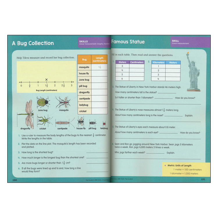 Evan Moor Top Student 优等生Grade 2-6 加州教材练习册TopStudent Reading Writing Math Science STEM 阅读写作美国EvanMoor - 图2