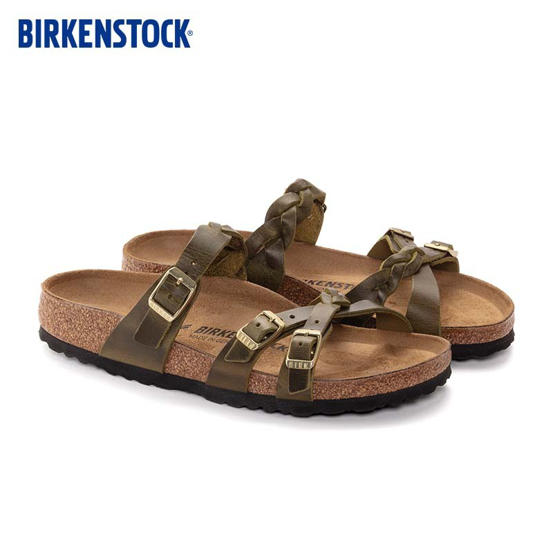 BIRKENSTOCK勃肯德国软木拖鞋舒适女款三扣凉拖Franca系列 - 图1