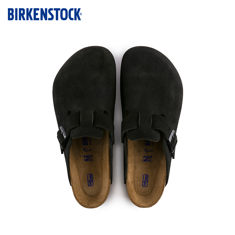 BIRKENSTOCK勃肯包头男女款 软底软木拖鞋boston系列 - 图2