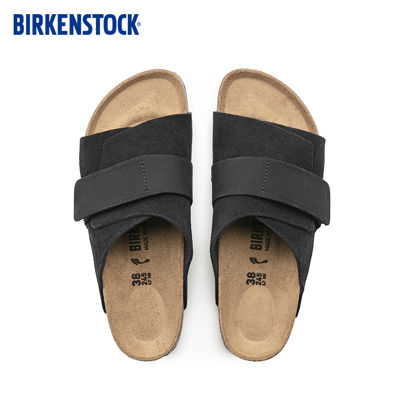 BIRKENSTOCK勃肯单扣凉拖男女同款软木拖鞋kyoto系列 - 图2