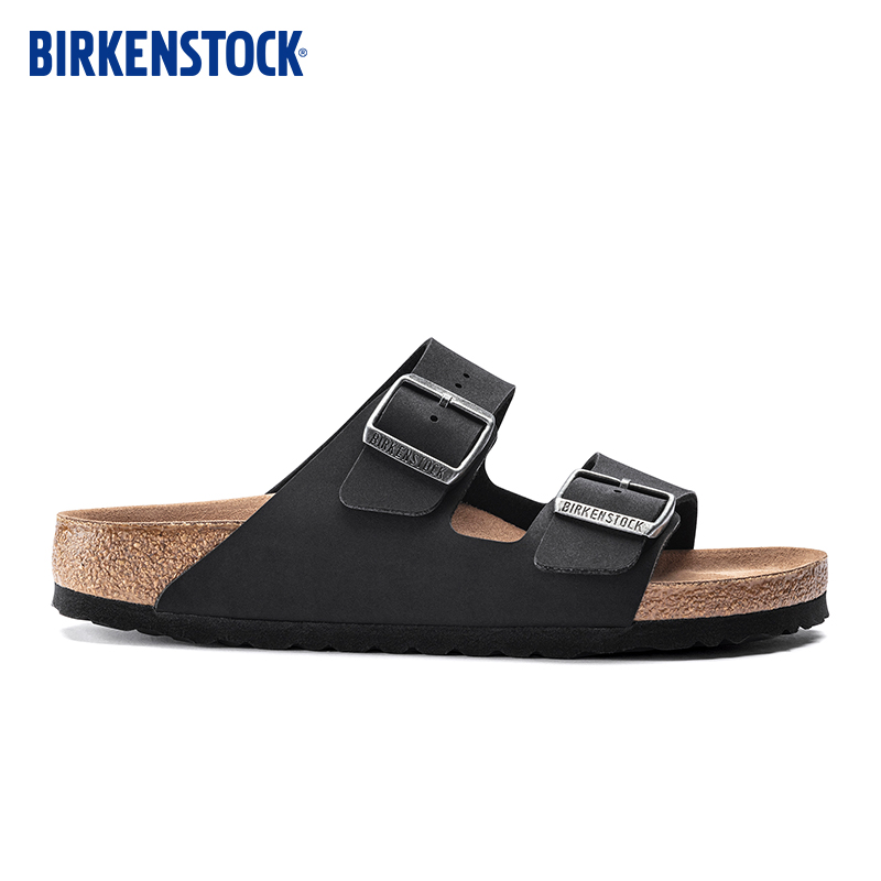 BIRKENSTOCK勃肯软木拖鞋男女款进口双扣拖鞋防滑Arizona系列 - 图0