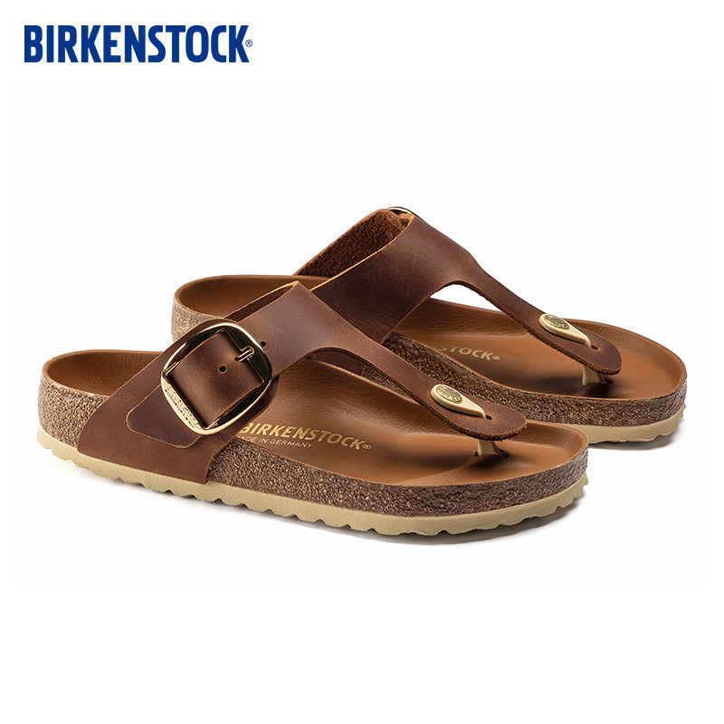 BIRKENSTOCK勃肯软木拖鞋女款凉拖Gizeh Big Buckle系列 - 图1