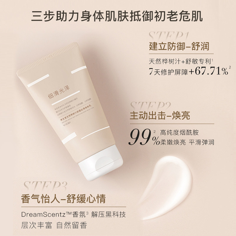 【推荐】养生堂天然桦树汁晚安礼盒 养生堂化妆品身体乳/霜