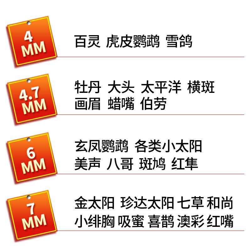 八哥鸟环脚环开口超轻脚环定制信鸽子玄凤鹦鹉脚环刻字牡丹识别环-图2