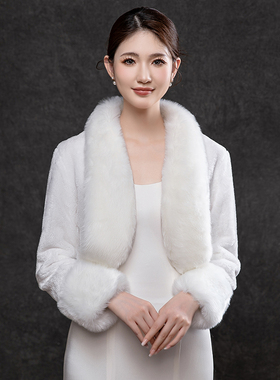 沫朵薇冬季婚礼韩版女
