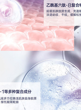 中科院专利 120秒急速眼袋泪沟提拉紧致淡细纹微雕蛇毒眼正品