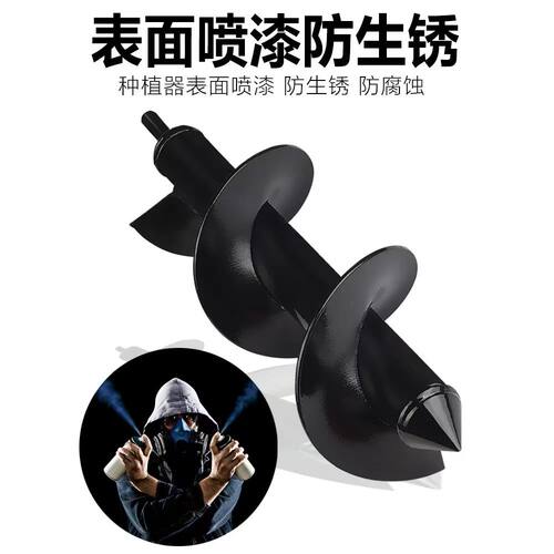 种树钻土挖坑神器电动地钻打孔机农用种菜苗翻土松土打洞土壤打孔 - 图0