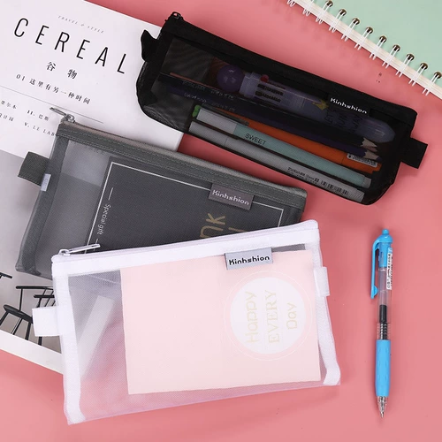 Прозрачный свежий вместительный и большой пенал для школьников подходит для мужчин и женщин, оптовые продажи