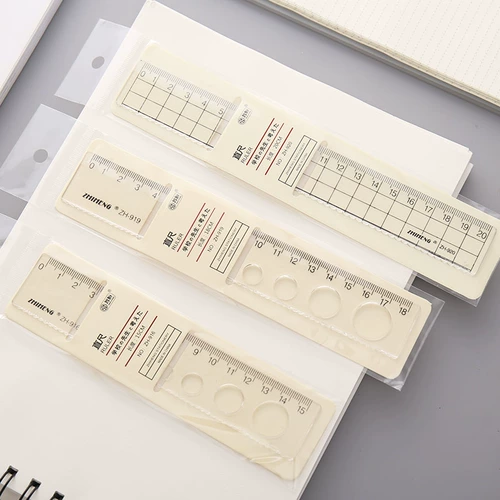 Линейка для школьников, универсальные мультяшные канцтовары, японские и корейские, 15см, 20см